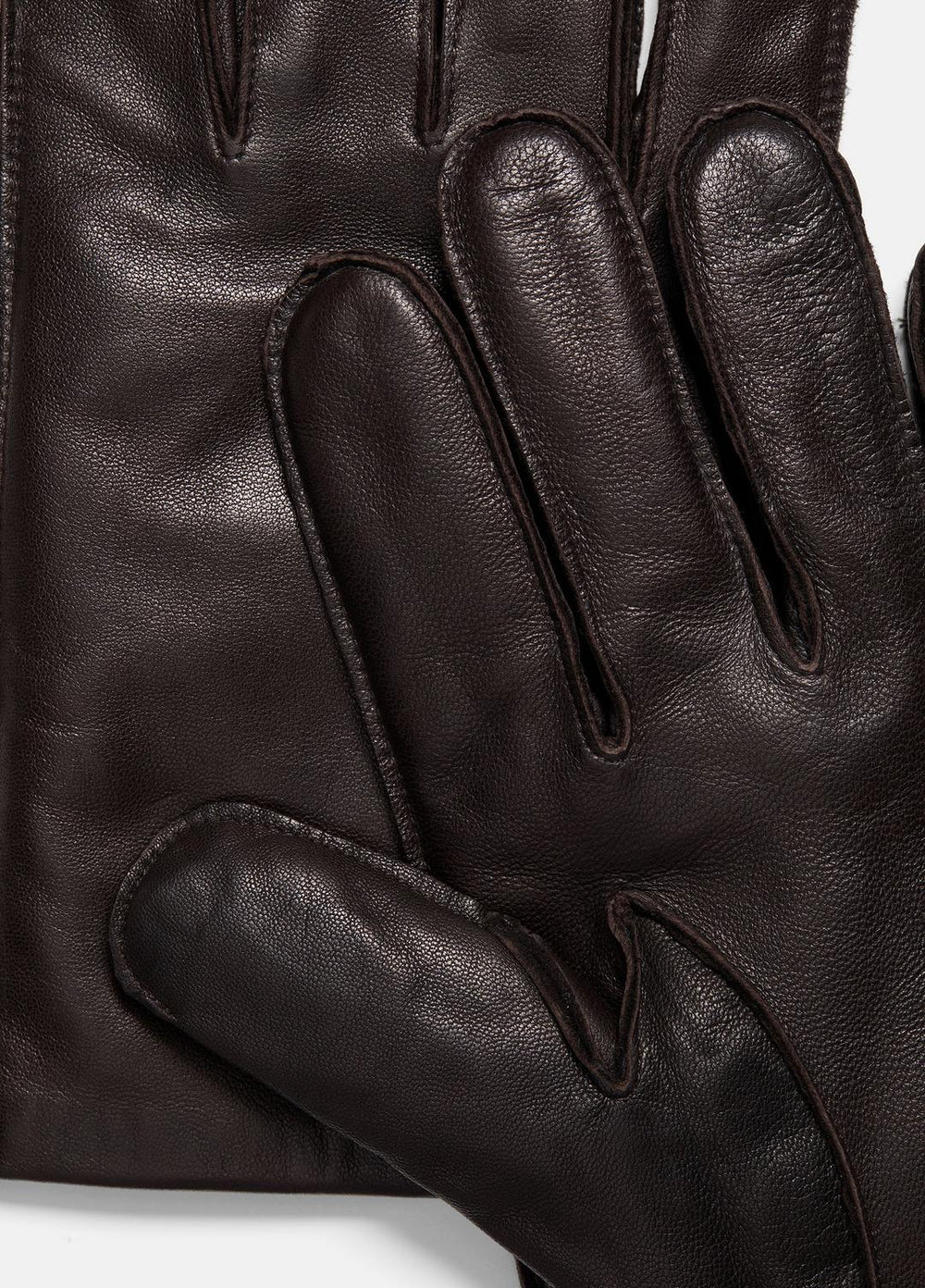 Classic Cashmere-Lined Leather Glove in Gloves - ESPRESSO