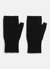 Cashmere Hand Warmers in Gloves - BLACK