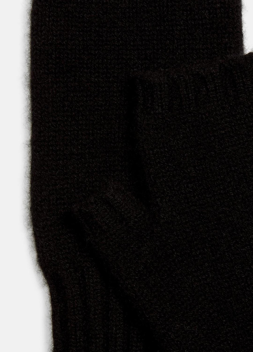 Cashmere Hand Warmers in Gloves - BLACK