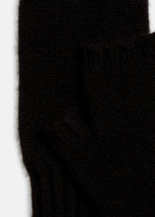 Cashmere Hand Warmers in Gloves - BLACK