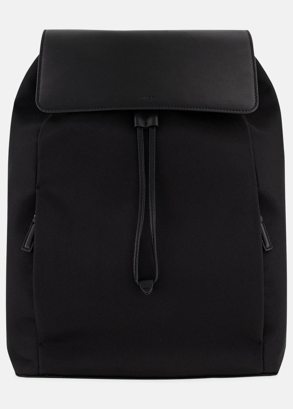 Drayton Nylon Flap Backpack in Bags - BLACK