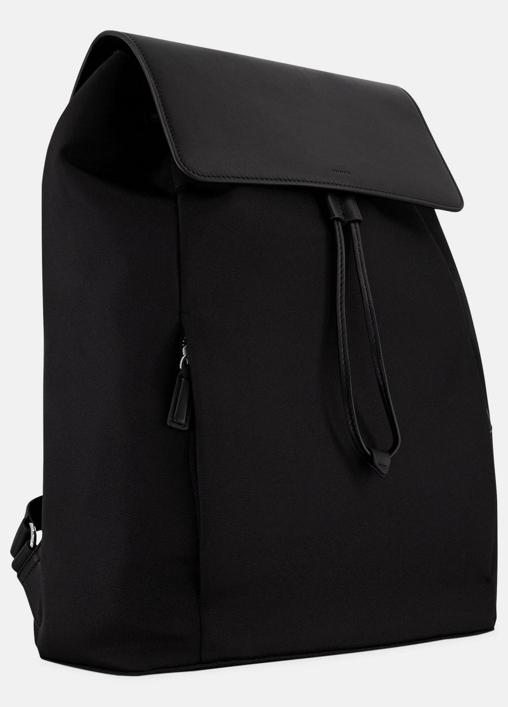 Drayton Nylon Flap Backpack in Bags - BLACK