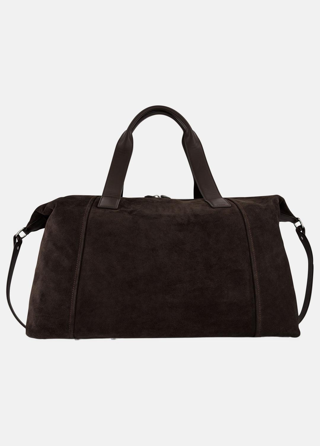 Westmore Suede Duffle Bag in Bags - TOBACCO