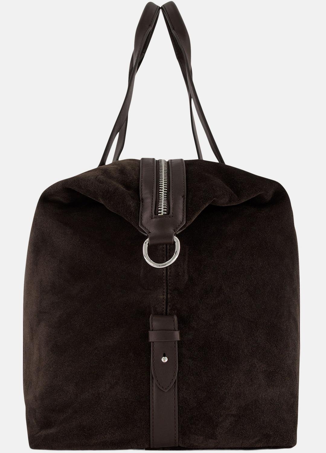 Westmore Suede Duffle Bag in Bags - TOBACCO