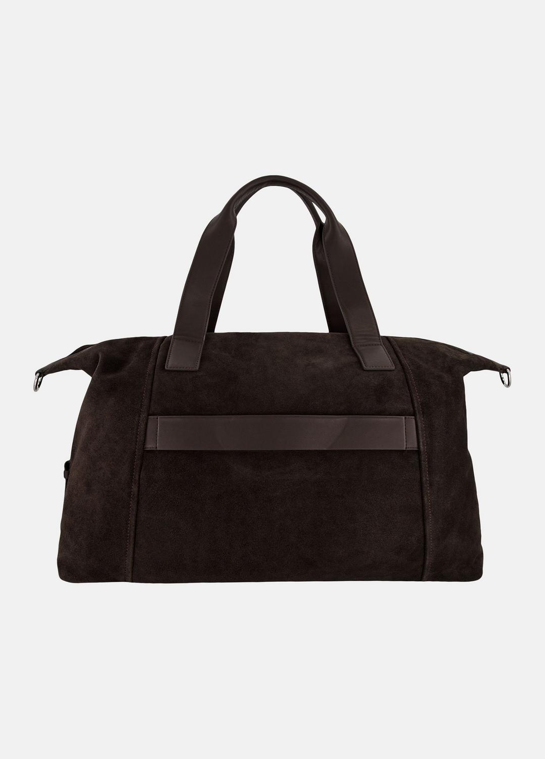 Westmore Suede Duffle Bag in Bags - TOBACCO