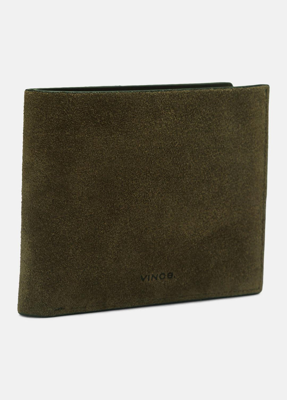 Suede Bifold Wallet in Bags - DRIVER GREEN
