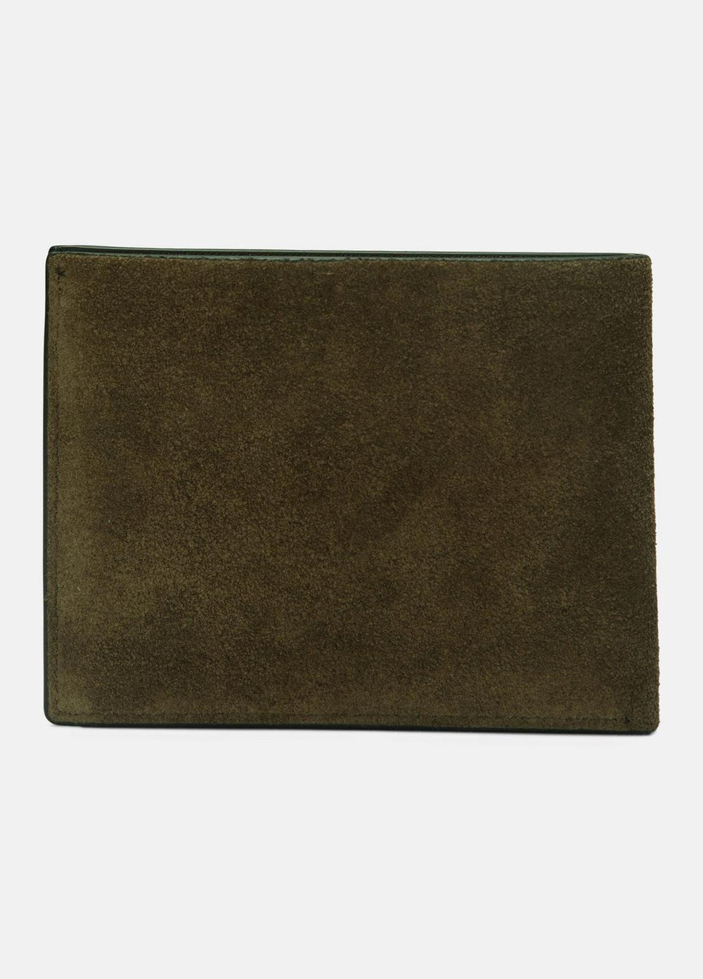 Suede Bifold Wallet in Bags - DRIVER GREEN