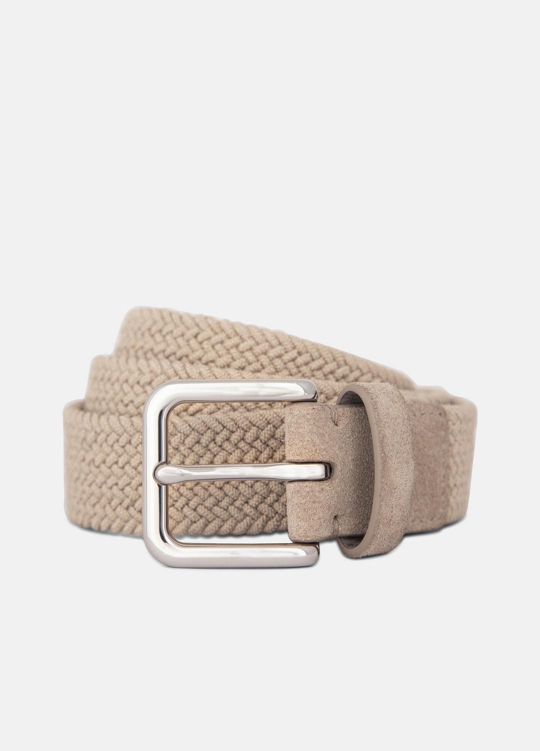Men's 32mm Stretch-Woven Belt in Belts - SANDSTORM