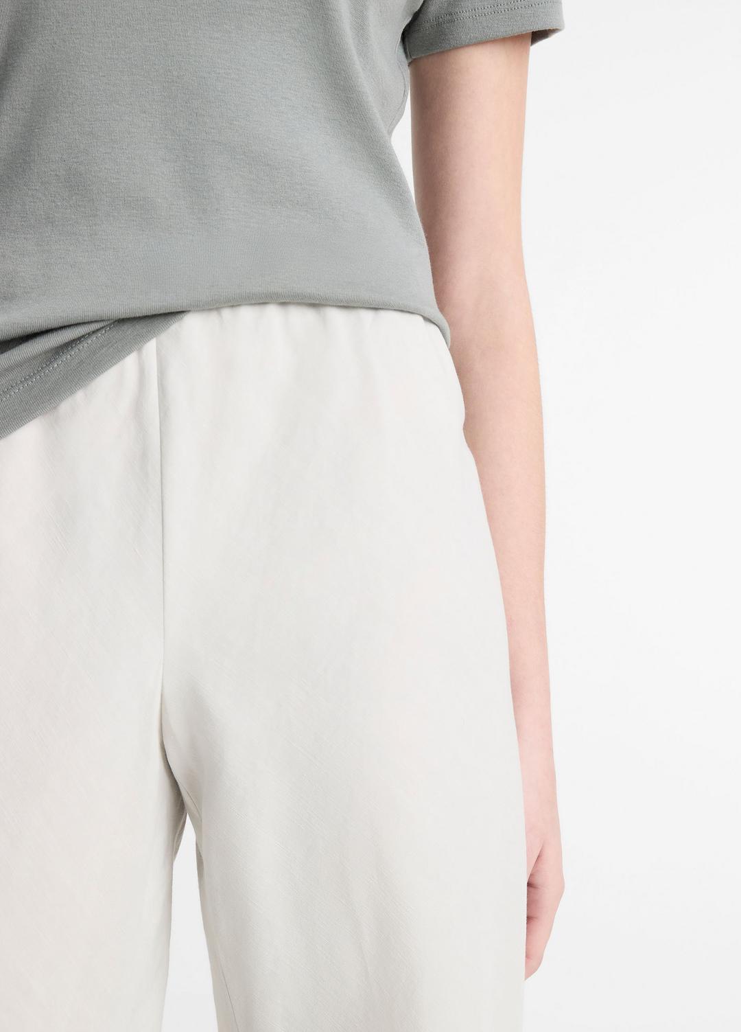 Cotton-Blend High-Waist Bias Pant in Pants & Shorts - SALT GLASS