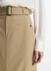 Cotton Trench Pencil Skirt in Dresses & Skirts - COBBLE STONE