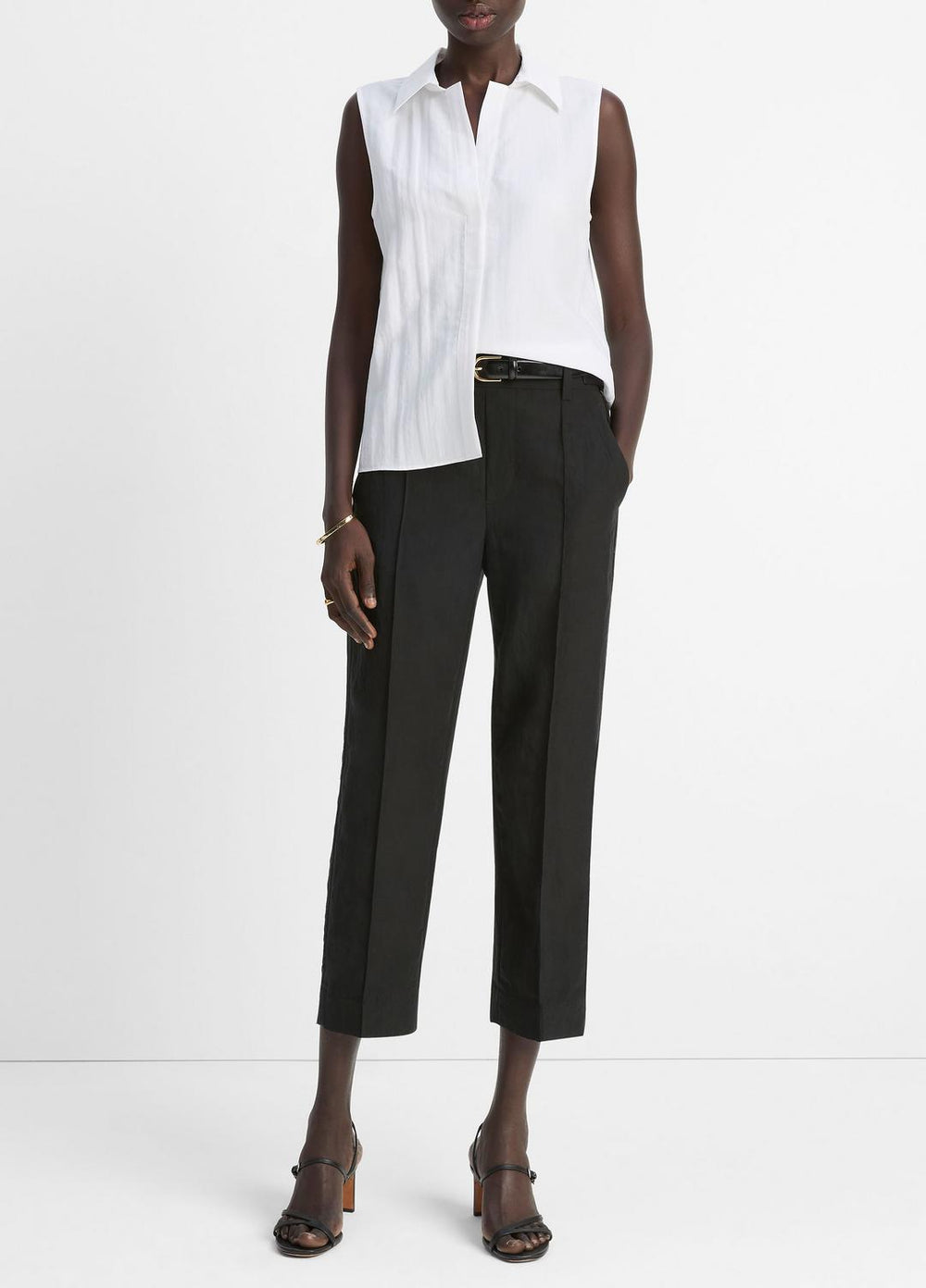 Utility Tab-Detail Pull-On Pant in Pants & Shorts - BLACK