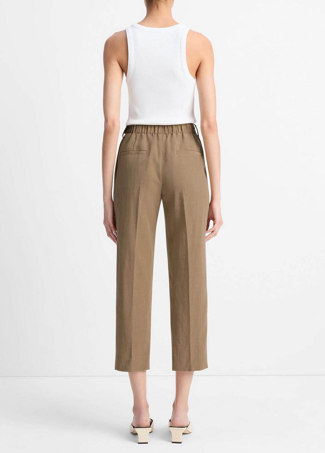 Utility Tab-Detail Pull-On Pant in Pants & Shorts - TAPENADE