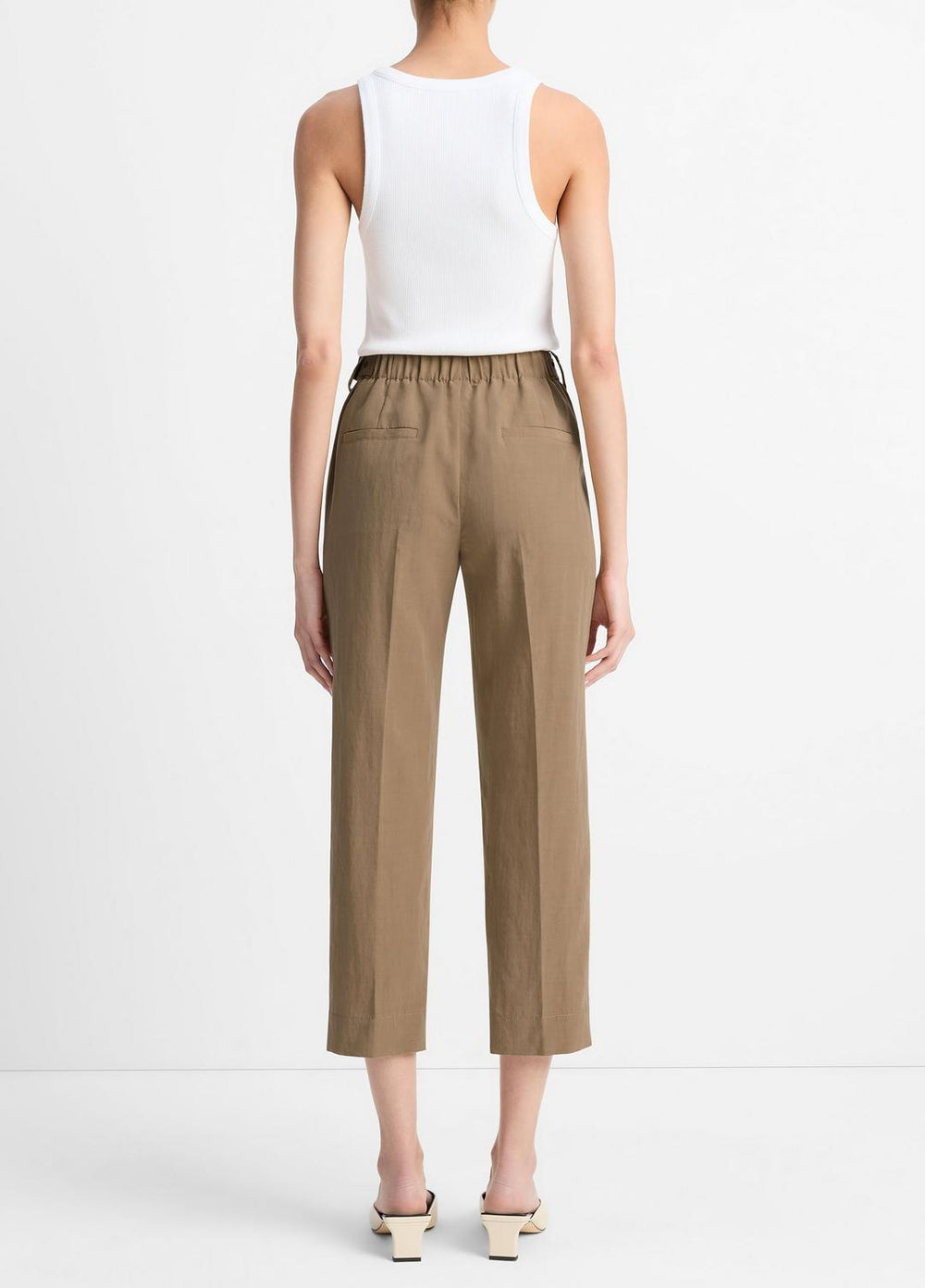 Utility Tab-Detail Pull-On Pant in Pants & Shorts - TAPENADE