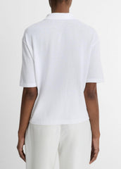 Easy Cotton Polo Shirt in Shirts & Tees - OPTIC WHITE