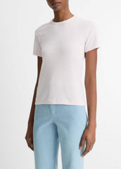 Pima Cotton-Blend '90s Shrunken T-Shirt in Shirts & Tees - BALLET