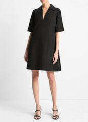 A-Line Short Dress in Dresses & Skirts - BLACK