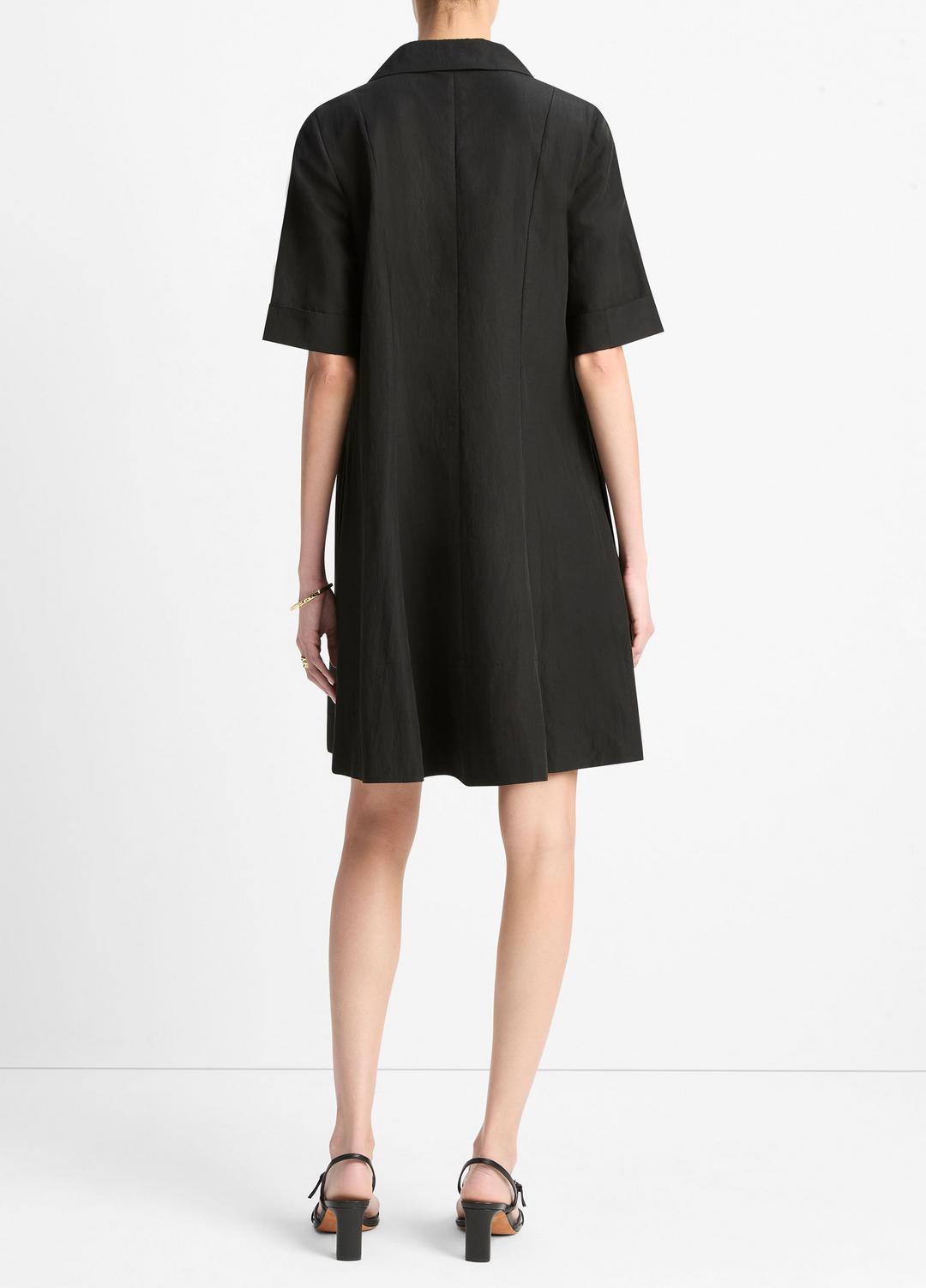 A-Line Short Dress in Dresses & Skirts - BLACK