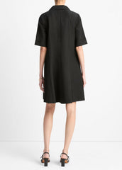 A-Line Short Dress in Dresses & Skirts - BLACK