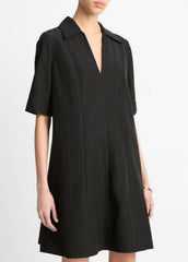 A-Line Short Dress in Dresses & Skirts - BLACK
