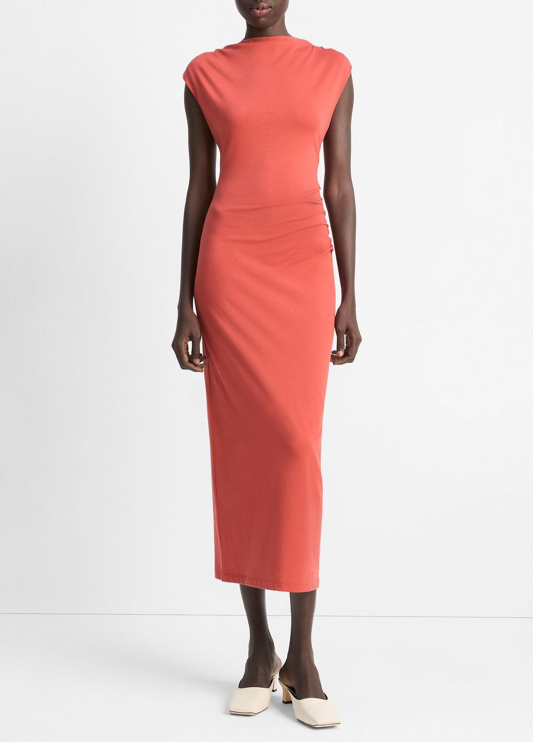 Pima Cotton Muscle-Tee Dress in Dresses & Skirts - BRICK ROSE