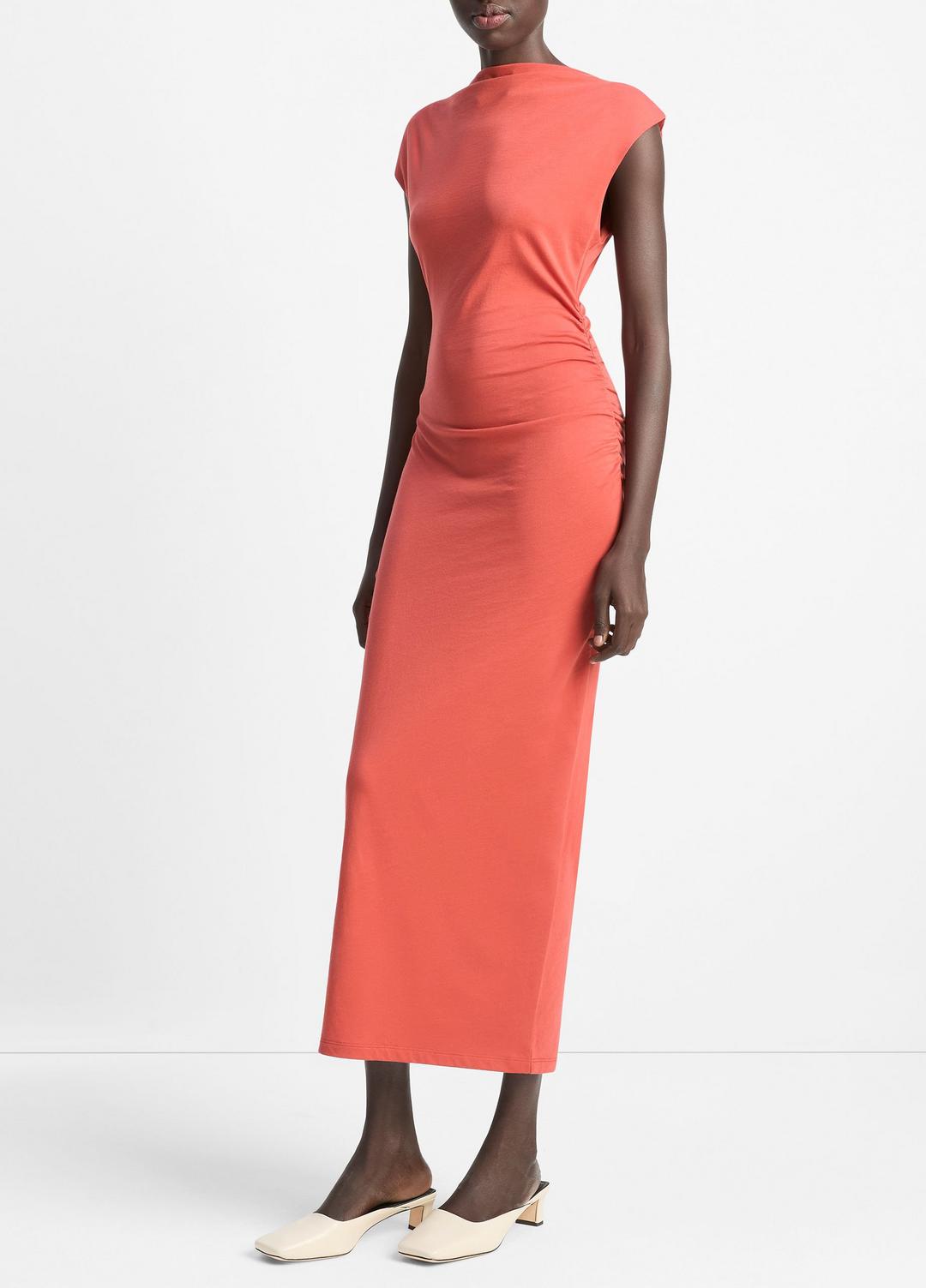 Pima Cotton Muscle-Tee Dress in Dresses & Skirts - BRICK ROSE