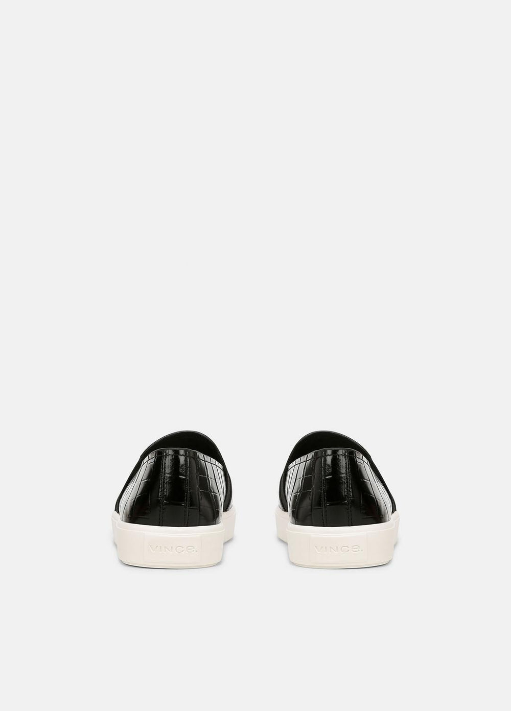 Blair Croc-Embossed Leather Sneaker in Shoes - BLACK