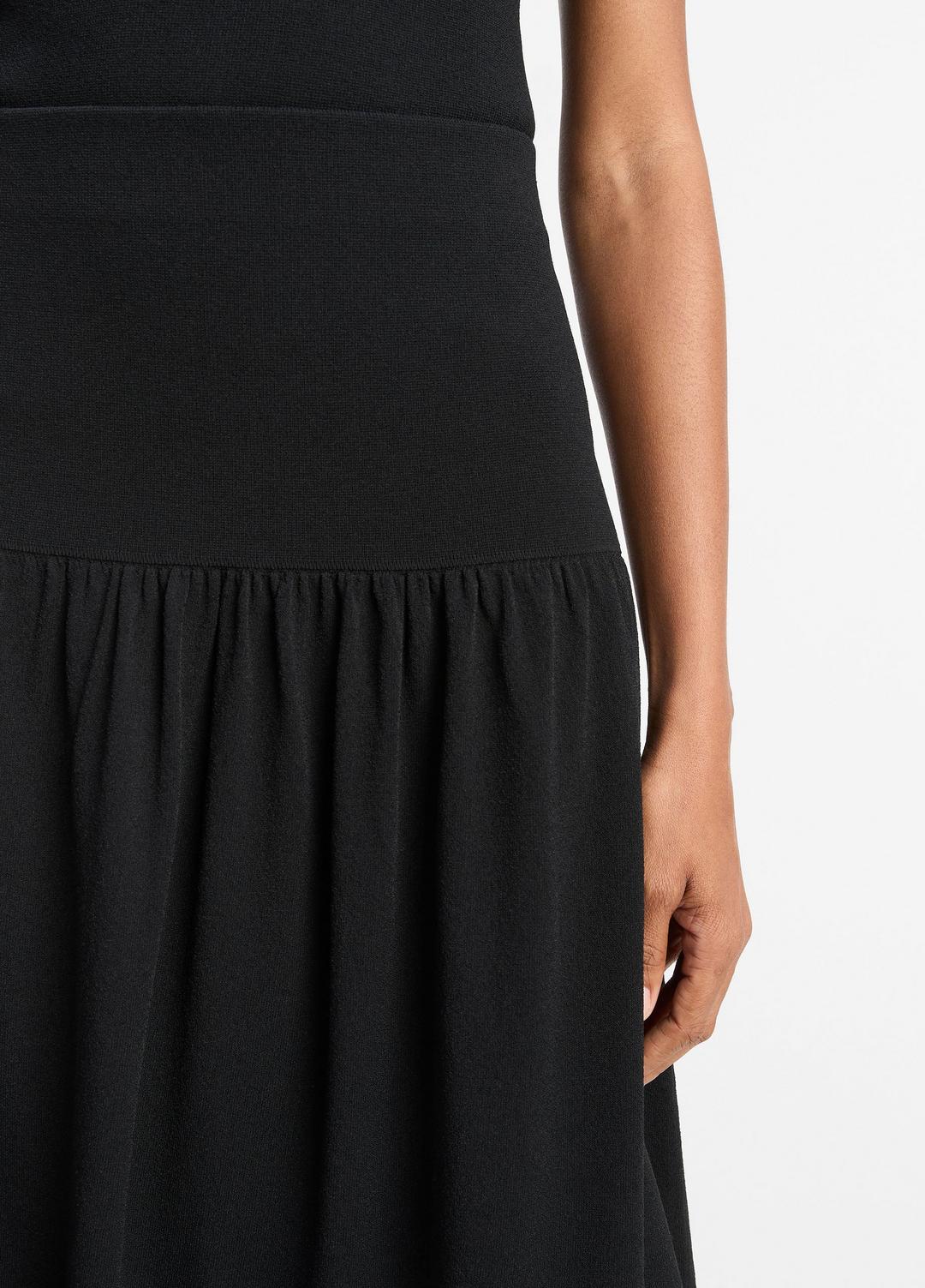 Compact Drop-Waist Skirt in Dresses & Skirts - BLACK