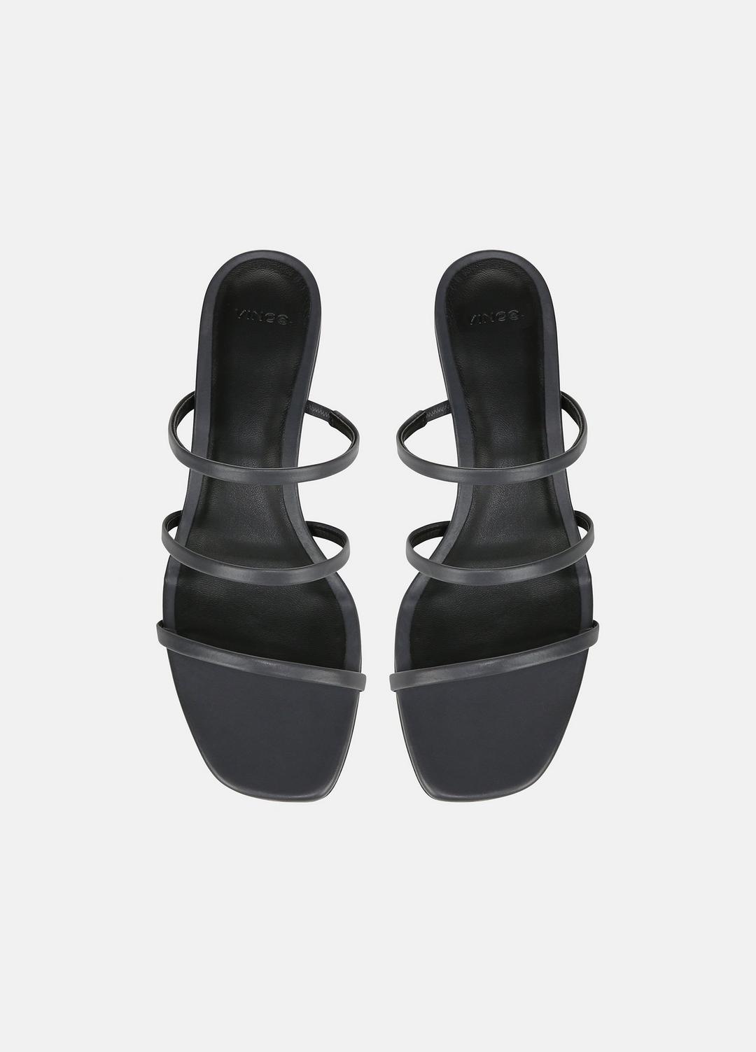 Palm Springs Leather Heeled Sandal in Shoes - IRIS SLATE