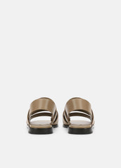 Mazie Leather Slingback Sandal in Shoes - SAND SHELL