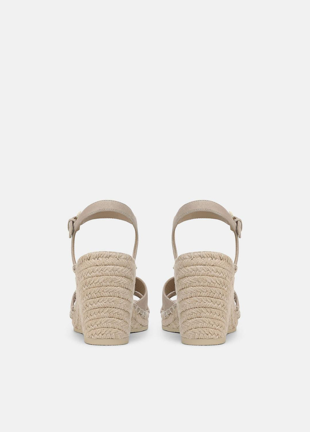Gwen Suede Espadrille Wedge Sandals in Shoes - TAUPE CLAY