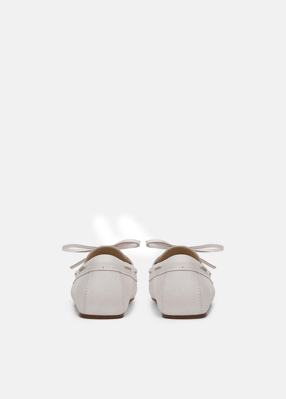 Marin Leather Lace-Up Loafer in Shoes - WHITE/SABBIA