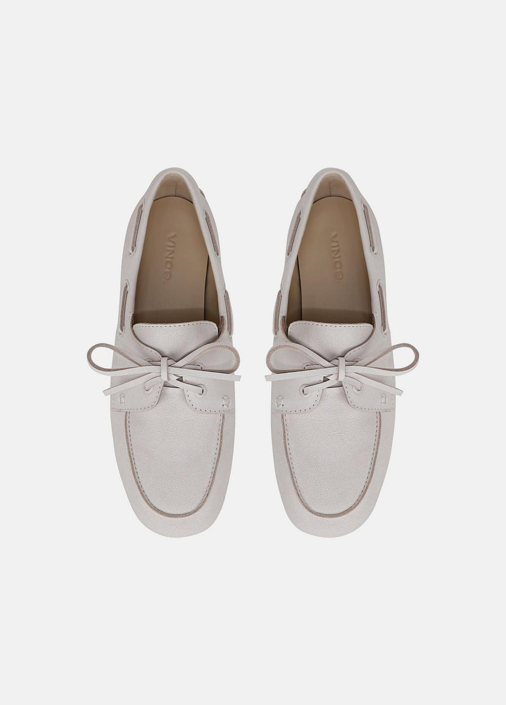 Marin Leather Lace-Up Loafer in Shoes - WHITE/SABBIA
