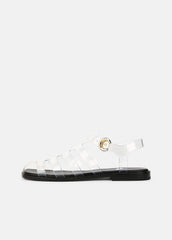 Melina Jelly Fisherman Sandal in Shoes - CLEAR