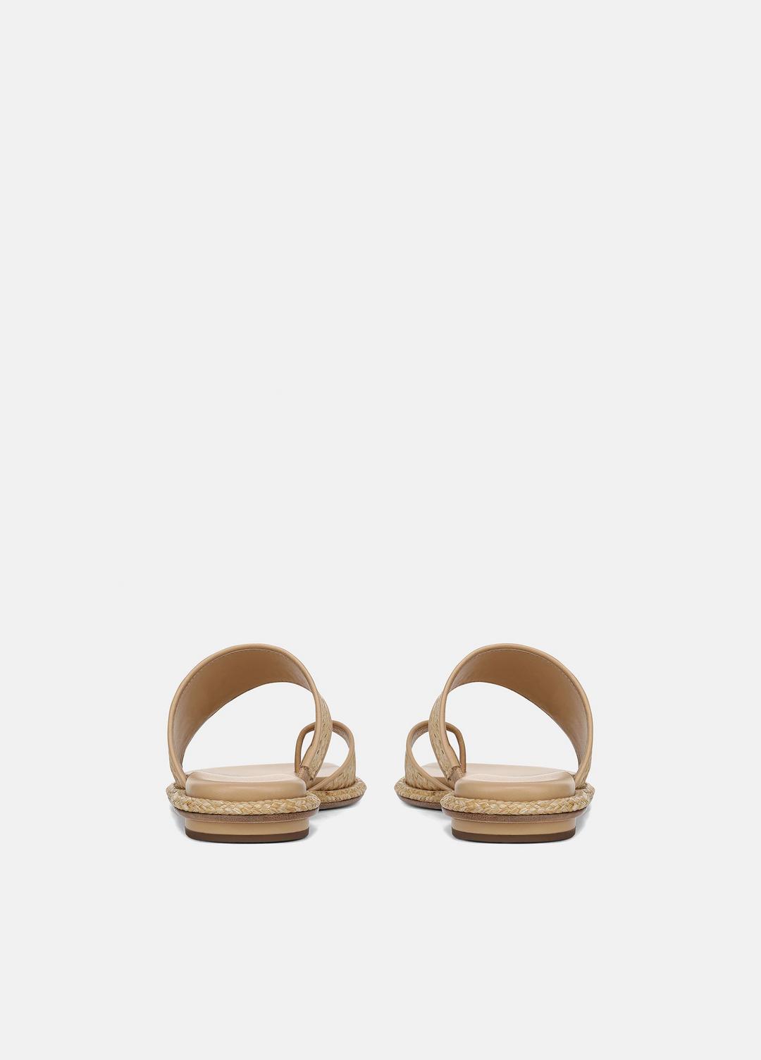Lukas Raffia Sandal in Shoes - TOASTED WHEAT