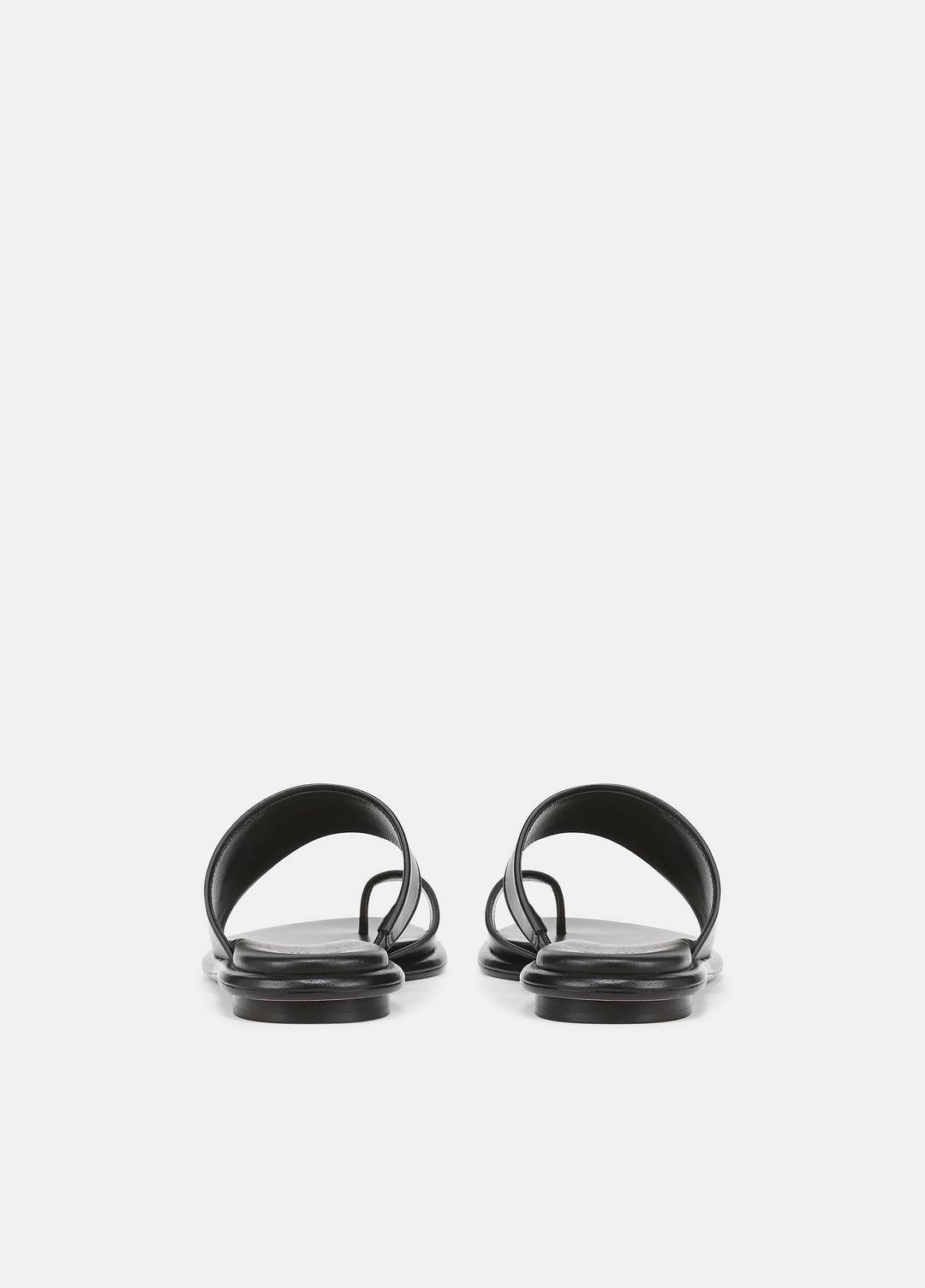 Lukas Leather Sandal in Shoes - BLACK