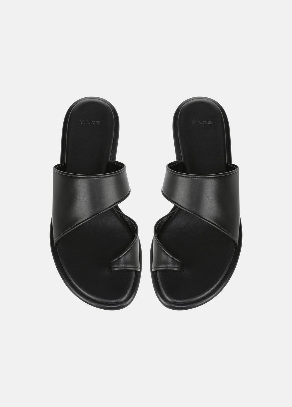 Lukas Leather Sandal in Shoes - BLACK