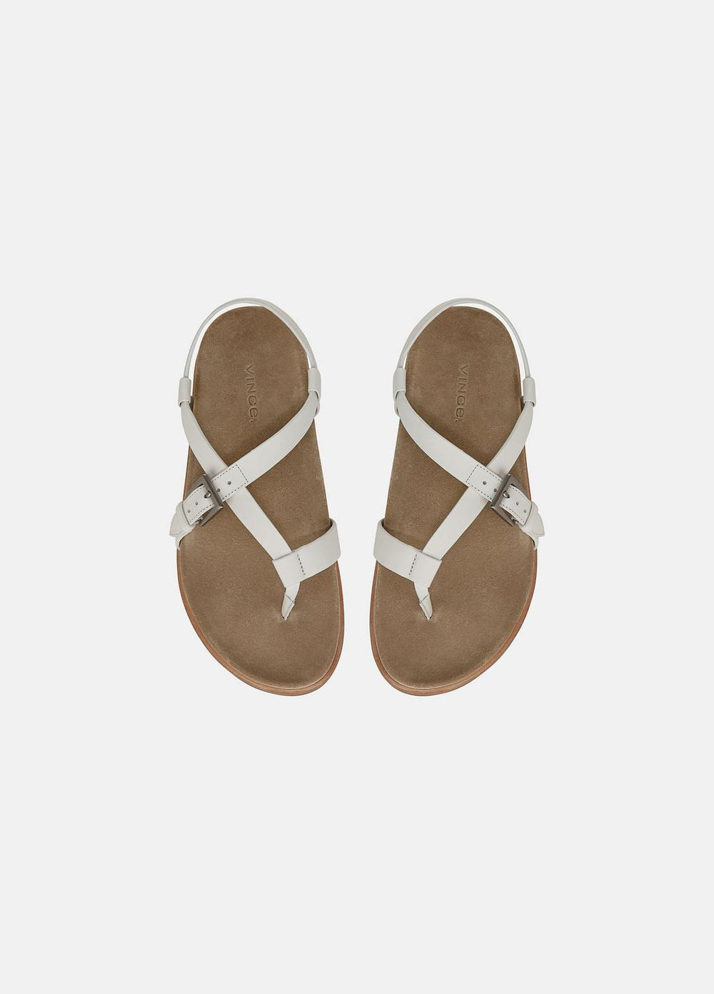 Franca Leather Sandal in Shoes - MILK