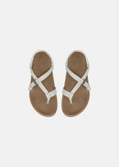 Franca Leather Sandal in Shoes - MILK