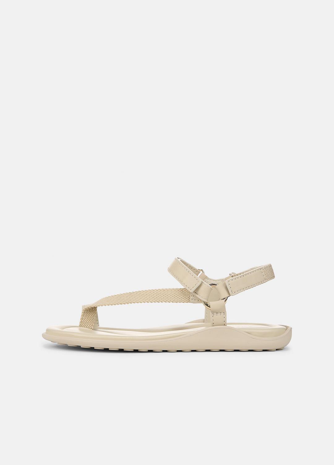Summer Leather & Canvas Sandal in Shoes - MOONLIGHT