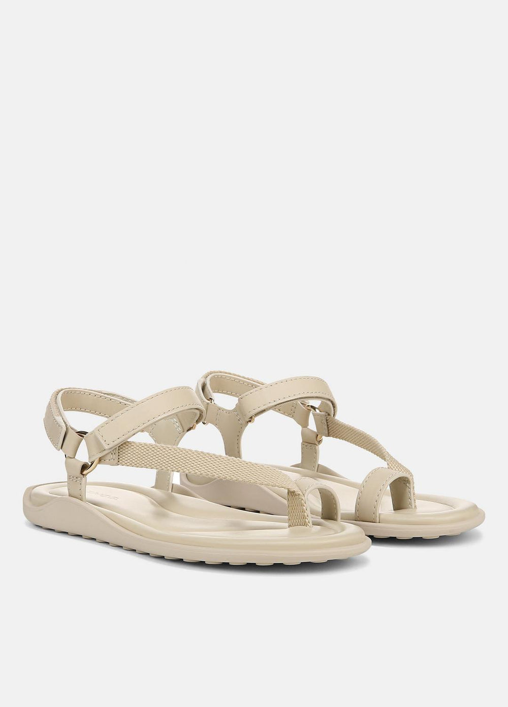 Summer Leather & Canvas Sandal in Shoes - MOONLIGHT