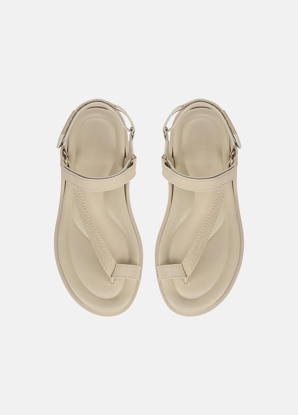 Summer Leather & Canvas Sandal in Shoes - MOONLIGHT