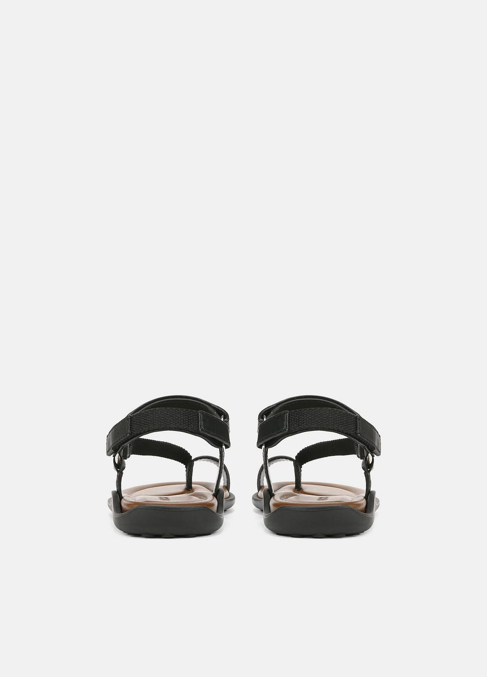 Summer Leather & Canvas Sandal in Shoes - BLACK