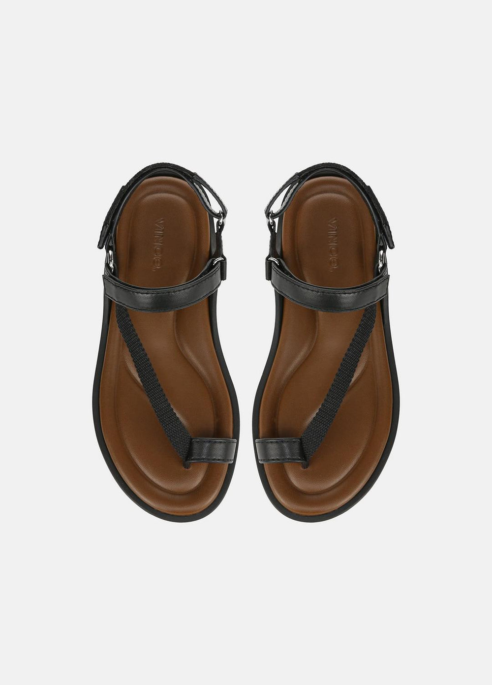 Summer Leather & Canvas Sandal in Shoes - BLACK