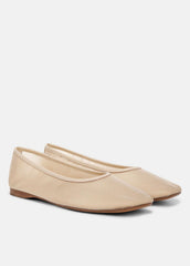 Leah Mesh Flat in Shoes - BIRCH SAND