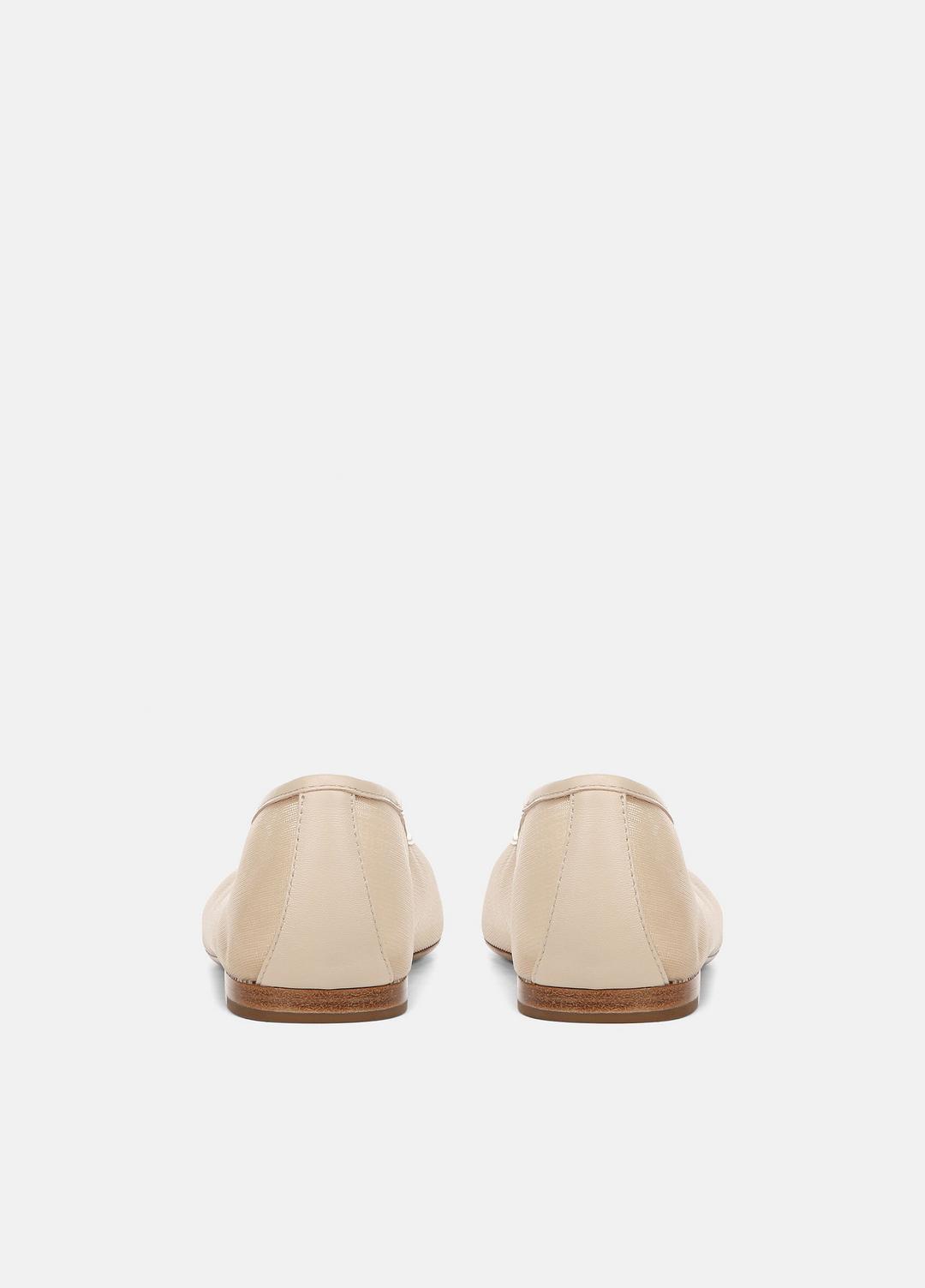 Leah Mesh Flat in Shoes - BIRCH SAND