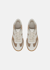 Oasis Netting & Leather Sneaker in Shoes - MILK/MACADEMIA