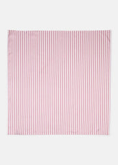 Till Stripe Silk Scarf in Accessories - PEONY WOOD/OFF WHITE