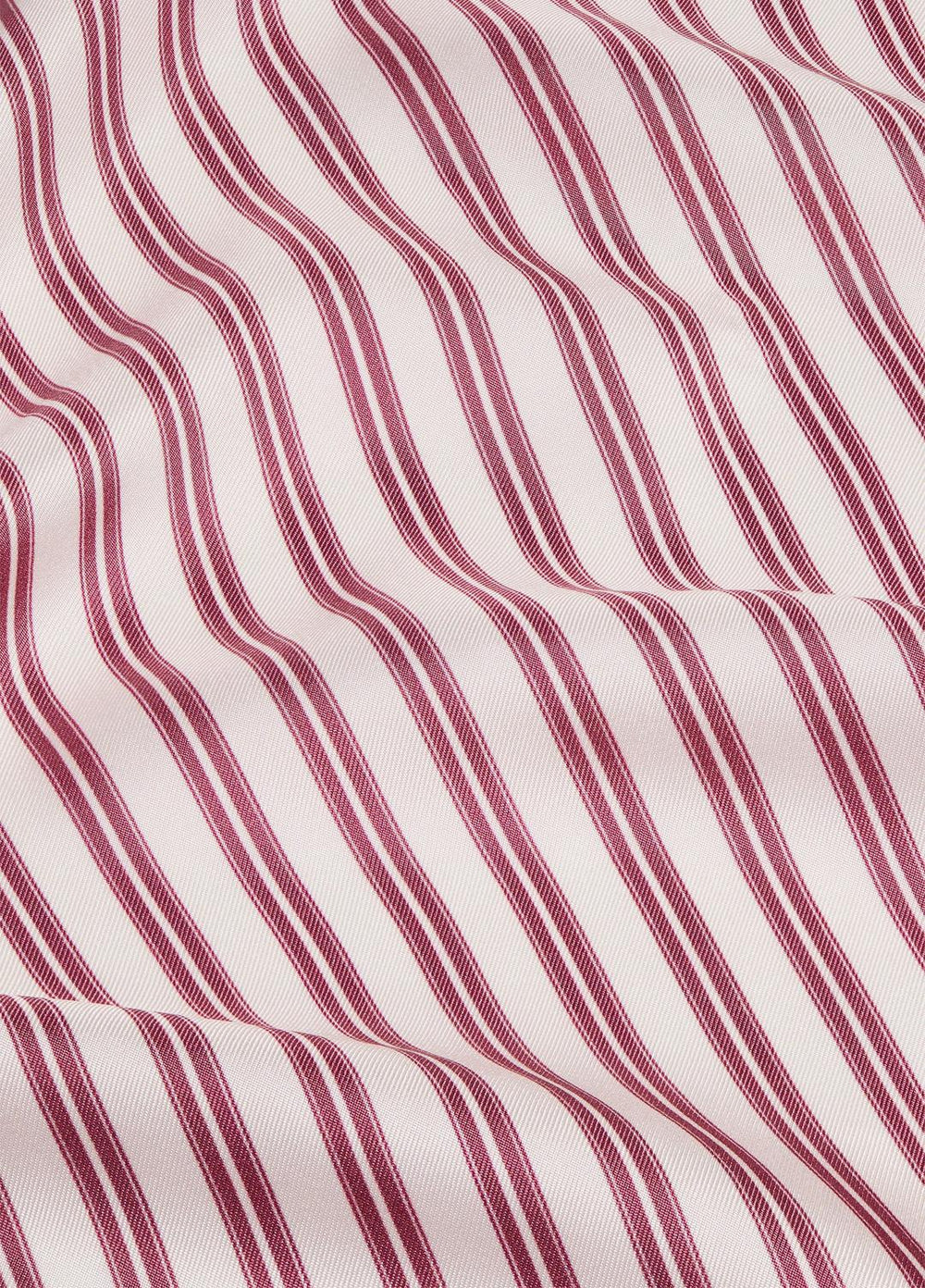 Till Stripe Silk Scarf in Accessories - PEONY WOOD/OFF WHITE