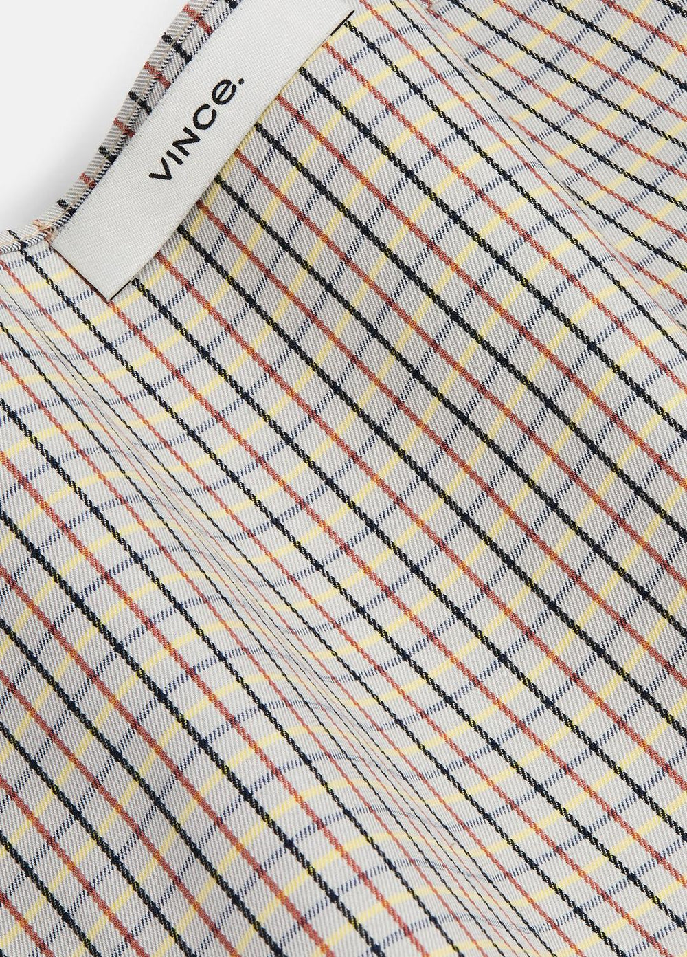 Gardener's Check Cotton Headkerchief in Accessories - STONE/TAN