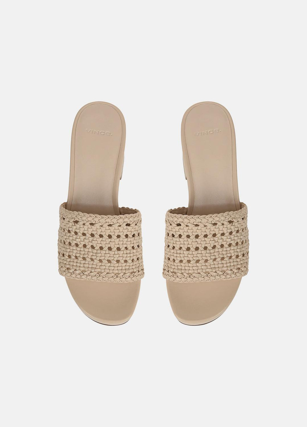 Margo Woven Leather Platform Sandal in Shoes - BIRCH SAND